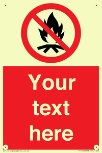 Custom prohibition No campfire